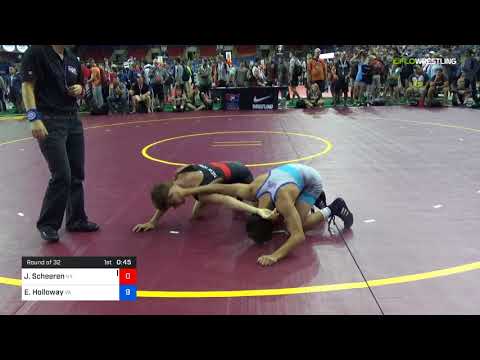 2018 USMC-USAW Cadet & Junior FS Nationals/Cadet 106 Round Of 32 - Joseph Scheeren (NY) Vs. Evan H