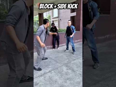 Self-Defence Kick & Elbow Combo Training |Practical Martial  Arts Techniques💥 #combokick #shorts