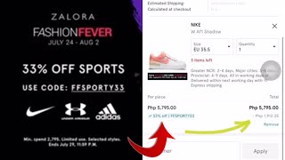 How to order in Zalora | 33% Discount Voucher | Nike Shoes | Philippines | Annie Desembrana
