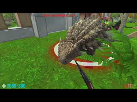 Hunted by Dinosaurs! - Stomping Grounds - FPS Perspective!⚡(Animal Revolt Battle Simulator)