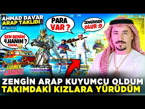 ZENGİN ARAP KUYUMCU GİBİ OYUNA GİRDİM - TAKIMDAKİ KIZLARA YÜRÜDÜM - Pubg Mobile TROLL