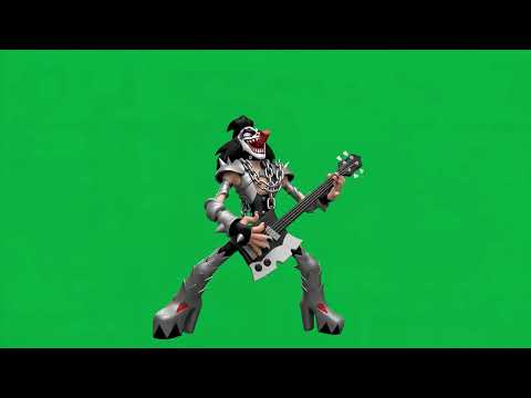 The musician plays the bass guitar 4k green screen #music #guitar