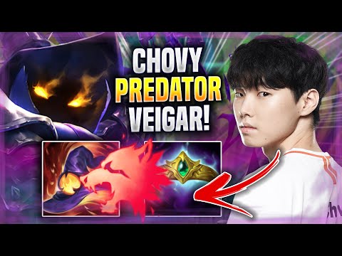 CHOVY IS A MONSTER WITH PREDATOR VEIGAR! - GEN Chovy Plays Veigar MID vs Zoe! | Season 2022