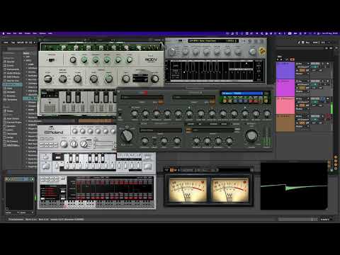 ABL3, Phoscyon 2, Acid V, TB303 - Sound comparison, no talking