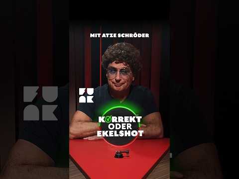 KORREKT oder EKELSHOT 🧪 Mit Atze Schröder 💚 #quiz #spiel #atze #korrektoderweg #wissen