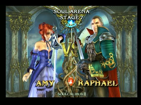 Soulcalibur III Arcade Edition - Hack (PS2 - Real Hardware). Soul Arena Mode with Amy