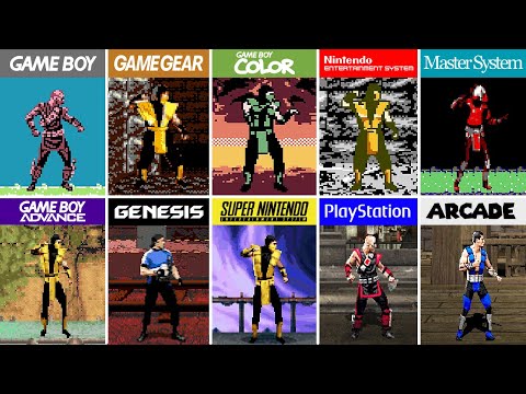 Mortal Kombat 3 (1995) GB vs GG vs GBC vs NES vs SMS vs GBA vs Genesis vs SNES vs PS1 vs Arcade