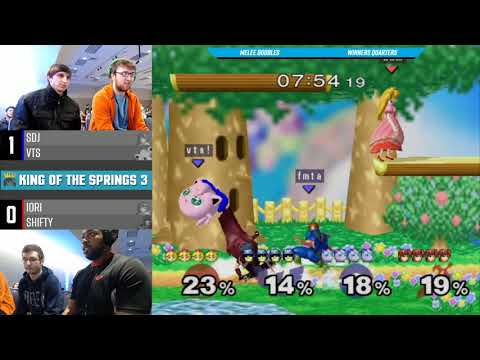 KotS 3 SSBM - SDJ & VTS Vs. Iori & Shifty - Doubles Winners Quarters