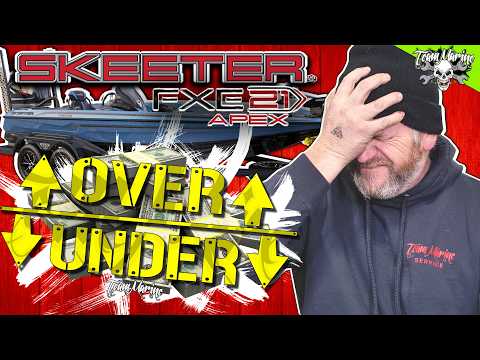 OVER / UNDER! SKEETER FXE 21 APEX BUILD REVIEW (WOW!!!)