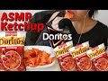 ASMR DORITOS KETCHUP CHIPS EXTREME CRUNCHY Eating Sounds Gulping Sounds 먹방 Mukbang