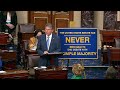 Sen. Joe Manchin speaks from the Senate floor on filibuster rule