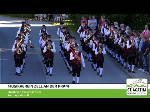 Musikverein Zell an der Pram | Bezirksmusikfest 2022 | St. Agatha | Blasmusik