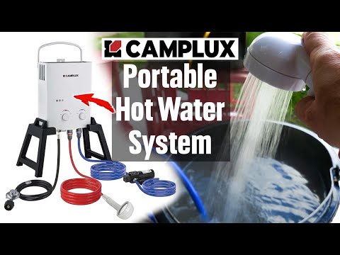 CAMPLUX 2.11 GPM Mobile Hot Water Washing Station for Horse Stables, Pet Grooming, Hunting & Camping, BW211 video review thumbnail