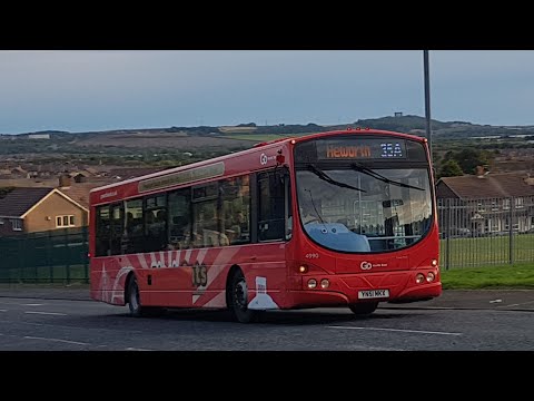 NOW WITHDRAWN: Route 35A | YN51MKX/4990 - Go North East: Scania L94UB/Wright Solar