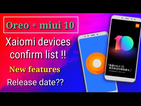 Miui 10 + Oreo update eligible smartphones | list of smartphones getting miui 10/android Oreo update Video