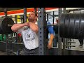 Heavy Front Squats With Titan Crew
