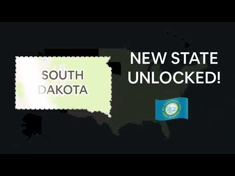 Ryan Trahan “New State Unlocked” (South Dakota) 50 States in 50 Days.