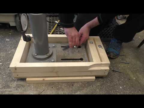 Mobile base for drill press