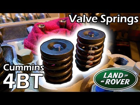 Valve Spring Upgrade w/ 60lb "White Stripe" OEM Kit × 4BT Cummins Discovery #6 [Land Rover Build]
