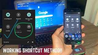 Tutorial: How to add Mobile Data & Hotspot shortcut on Sharp Aquos R  (COMPUTER REQUIRED)