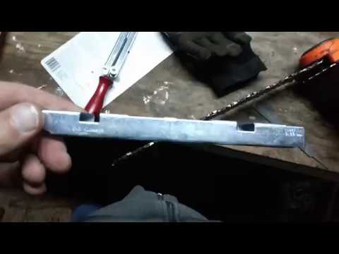 How to use Chainsaw Sharpening Tool Filing Kit