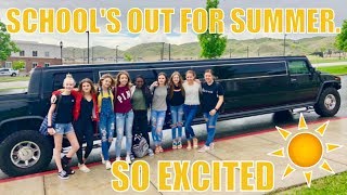 PICKED UP IN A LIMOUSINE THE LAST DAY OF SCHOOL | THE LEROYS