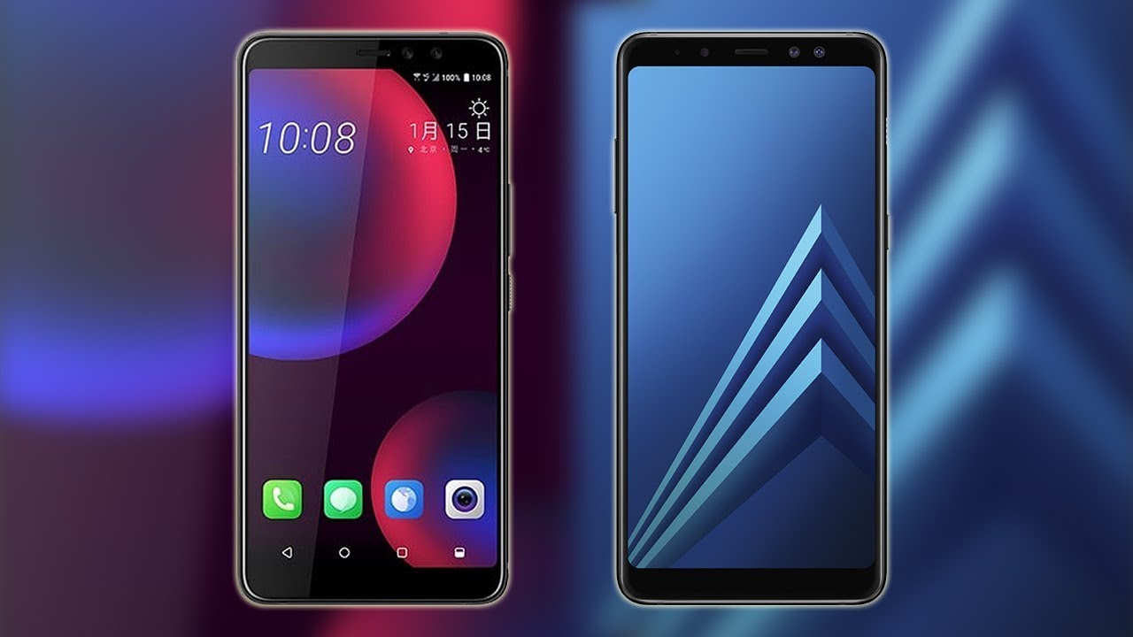 HTC U11 Eyes vs Samsung Galaxy A8 plus 2018 Comparison