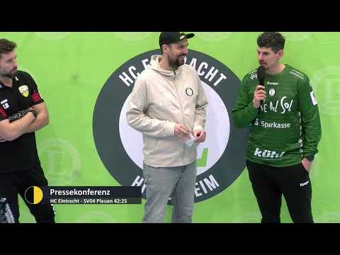 Post-match press conference: HC Eintracht Hildesheim vs. SV Plauen-Oberlosa