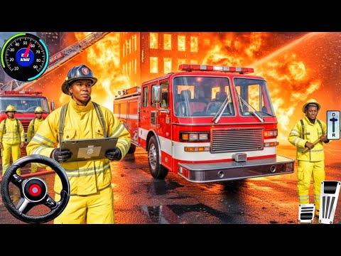Extreme Fire Truck Simulator 2026 - 911 Firefighter Rescue Game - Android Gameplay