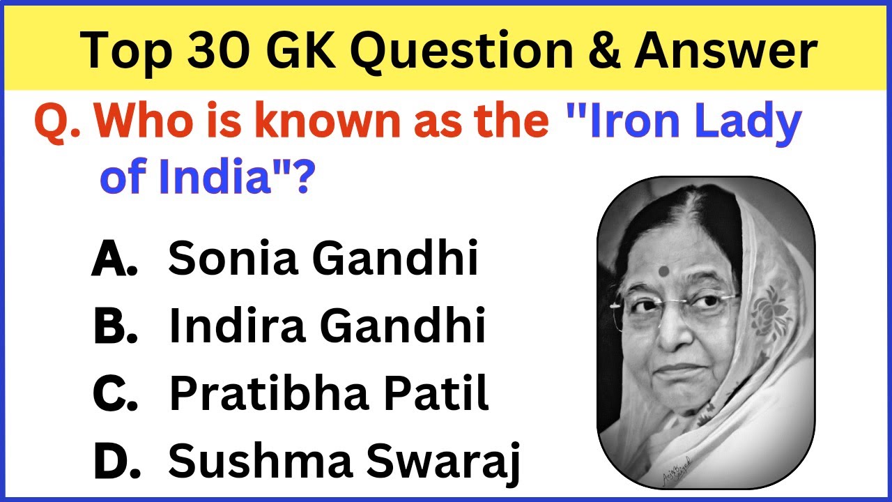 Top 30 INDIA Gk Question and Answer | Best Gk Questions and Answers | Gk Quiz | Gk Question |