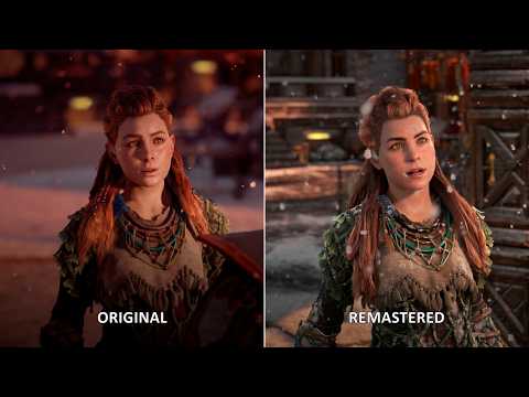 Horizon Zero Dawn Original vs Remastered - Graphics Comparison (PS4 vs PS5)
