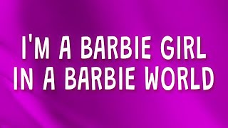 Cover art for Aqua - I'm a Barbie girl in a Barbie world (Barbie Girl) (Lyrics)
