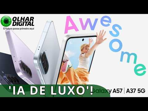 Com foco na IA, Samsung lança Galaxy A37 e A57 no Brasil