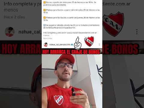 Información sobre el canje de bonos y venta de entradas vs Central Córdoba. Arranca hoy.