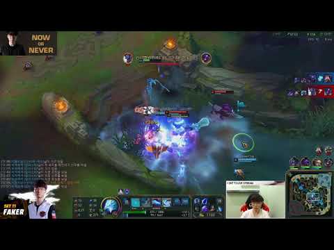 Anivia vs Kassadin // Faker mid // Faker Stream gameplay path 8.4