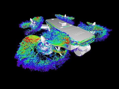 Most detailed Quadcopter CFD Simulation ever at 3 Billion Cells - FluidX3D - 8 Hours on 4x A100 40GB