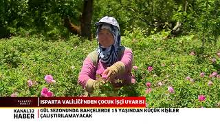 ISPARTA VALİLİĞİ’NDEN ÇOCUK İŞÇİ UYARISI