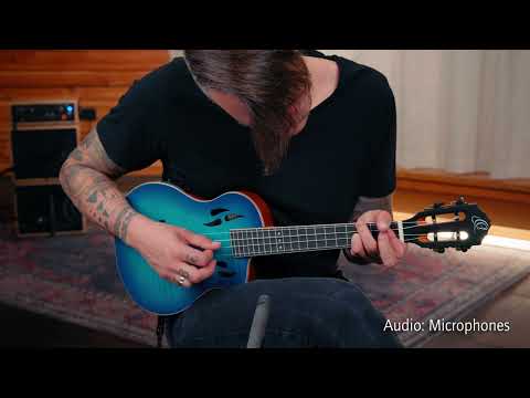 Ortega RTPX-U-FMA TourPlayer Series Flamed Maple Top Mahogany Neck 4-String Tenor Electric Ukulele w/Gig Bag image 15