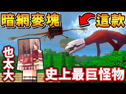 Minecraft 千萬別下載...【暗網 巨物麥塊.EXE】感染病毒，每過5分鐘，麥塊逐漸...崩解（認真 精神汙染）