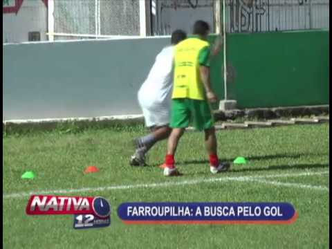 Farroupilha treina pensando no gol da classificação