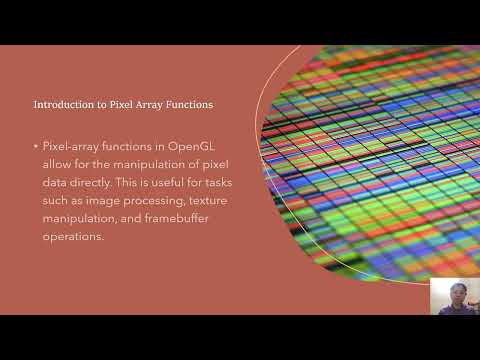 OPENGL PIXEL ARRAY FUNCTIONS ||21CS63||