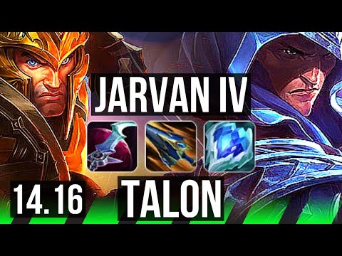 JARVAN IV vs TALON (JGL) | Rank 5 J4, 4/2/19, Rank 18 | EUW Challenger | 14.16