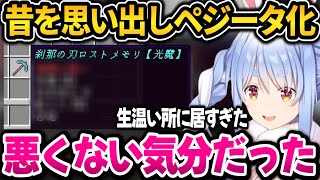 昔を思い出しペジータ化！恐ろしい事を思いつくもとある理由で思い留まるぺこちゃん【ホロライブ切り抜き/兎田ぺこら】