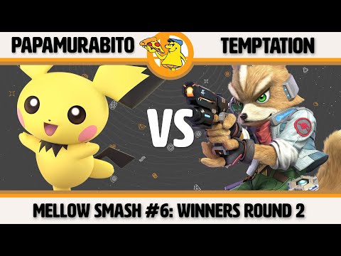 Mellow Mushroom SSBU #6 - PapaMurabito (Pichu) vs Temptation (Fox) Smash Ultimate Winners Round 2