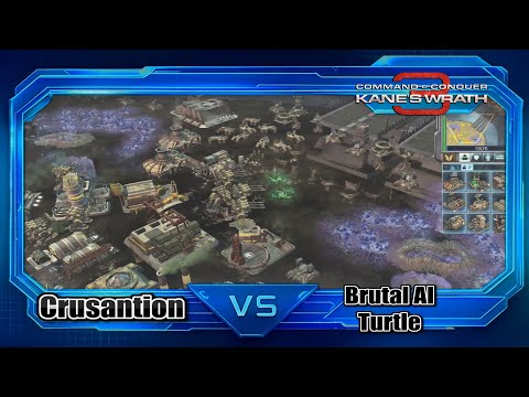 CNC 3 Kane's Wrath GDI vs Brutal AI - Turtle (Marked of Kane)