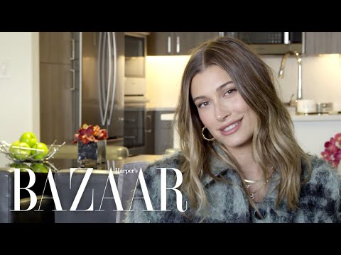 Hailey Bieber's Guide to Skincare, Minimal Makeup & Self-Care | BAZAAR Beauty Q&A | Harper's BAZAAR thumnail