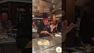 MSC Cruises offers teppanyaki at their specialty restaurant, Kaito Teppanyaki