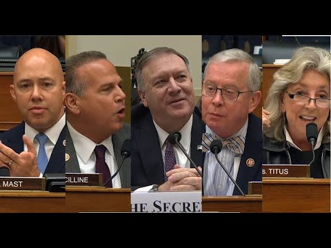 Shouting and sniping as Pompeo defends Trump’s Iran and Iraq policy