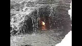 preview picture of video 'Eternal Flame Falls at Chesnut Ridge in Winter'