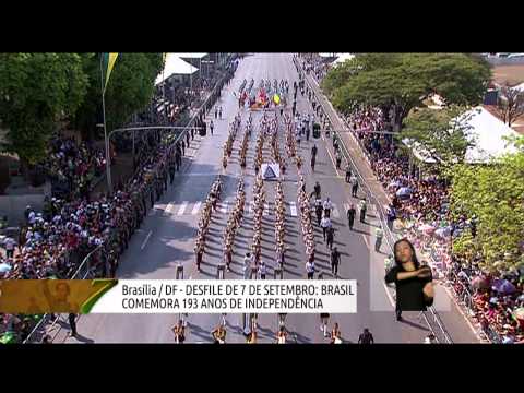 Desfile cívico-militar comemora 193 anos da Independência do Brasil